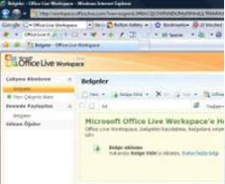 Microsoft Office Live Workspace artık Türkçe!