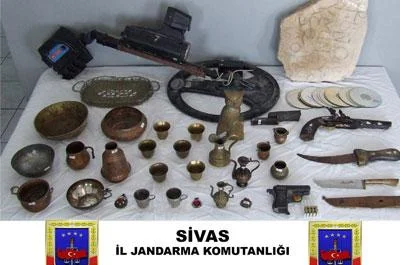 Sivas'ta tarihi eser operasyonu