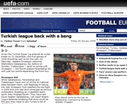 UEFA, Süper Lig'i mercek altına aldı