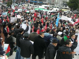 Zeytinburnu'nda İsrail protestosu
