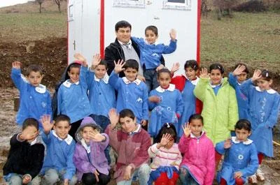 70 köy okulu tuvalete kavuştu