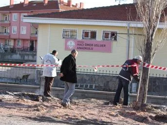 Aksaray'da el bombası bulundu