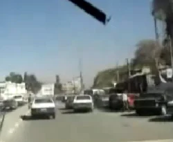 Amerikan askeri trafikte! / VİDEO