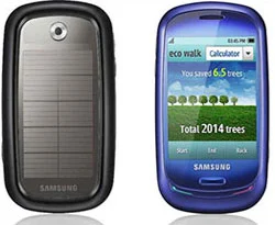 Bu telefon güneşle çalışıyor