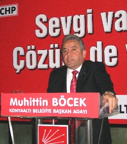 CHP'nin adayı Böcek 'Yeniden geliyorum'