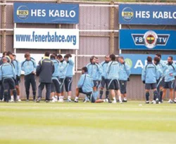 Fenerli futbolcularda 'kalori saati'