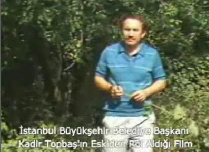 Topbaş filmde oynamış