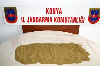 50 bin TL'lik altın tozu ele geçti
