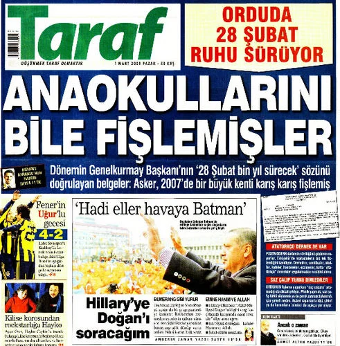 Asker büyük bir kenti karış karış fişlemiş