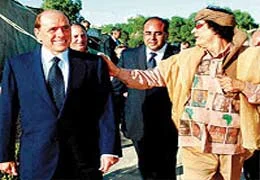 Berlusconi'den Kaddafi'ye 'Faşizm' özrü