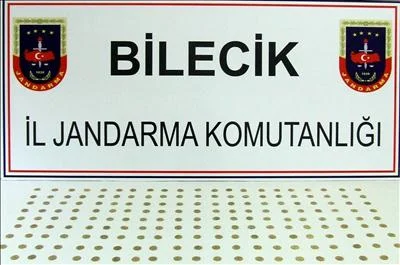 Bilecik'te 191 sikke ele geçirildi