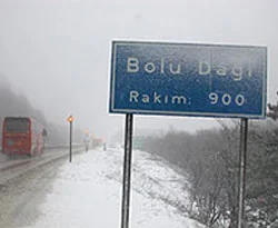 Bolu'da 80 köy yolu ulaşıma kapalı