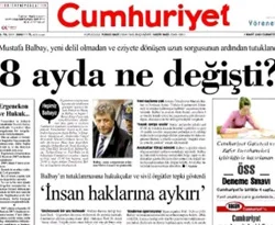 Cumhuriyet Balbay haberini böyle gördü