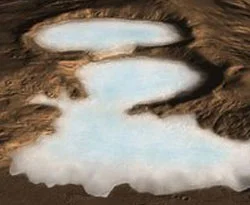 Mars'ta tuzlu su havuzları