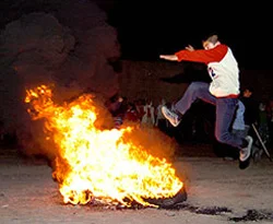 Nevruz ateşi Ankara'da yandı