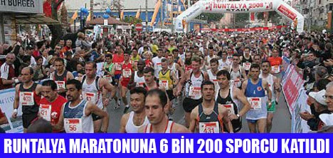 'Runatalya' çoşkusu Antalya sokaklarındaydı
