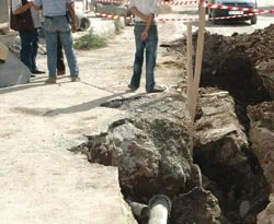 Sakarya'da toprak kayması