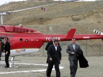 Yazıcıoğlu helikoptere nasıl bindi?