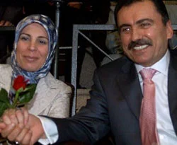 Yazıcıoğlu'nun kızı ve eşi Göksun'da