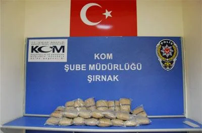 29 kilo esrar ele geçirildi