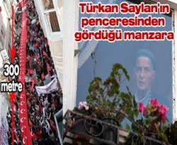 CHP'li gençlerden Saylan'a destek yürüyüşü