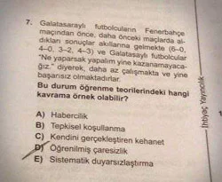 Dersimiz ezeli rekabet!