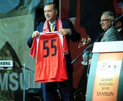 Erdoğan Samsunlular gecesine katıldı