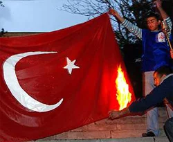 Erivan'da Türkiye karşıtı gösteriler