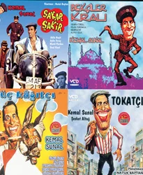Kemal Sunal'ın film afişleri sergisi
