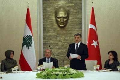 Lübnan Cumhurbaşkanı ile yemek