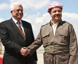 Mahmud Abbas Barzani ile görüştü