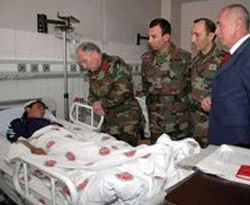 Polis dayağına asker ziyareti