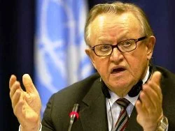 Ahtisaari: İranla müzakereler başlamalı