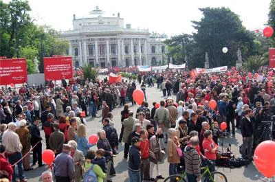 Avusturya'da olaysız 1 Mayıs