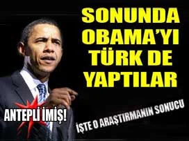 Barack Obama'yı da Türk çıkarttık / VİDEO