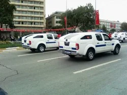 Denizli'deki polis araçlarına kamera takıldı