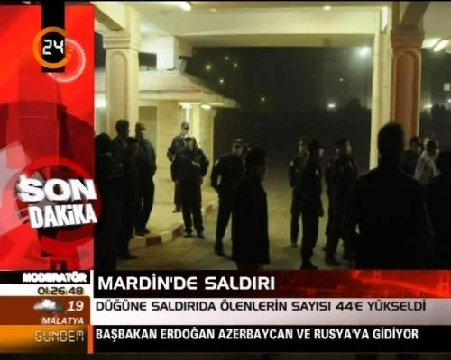Mardin'de düğün katliamı: 45 ölü