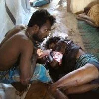 Sri Lanka'da hastane vuruldu