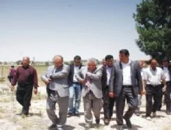 Saadet, Akçakale'de incelemelerde bulundu