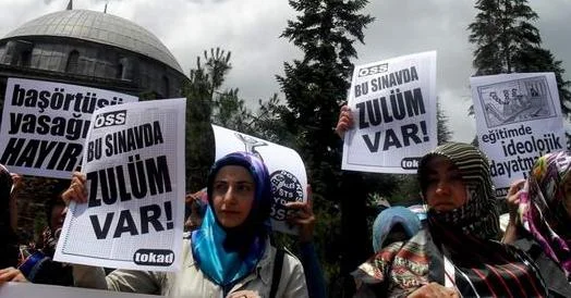 Tokat'ta yasakçı eğitime protesto!