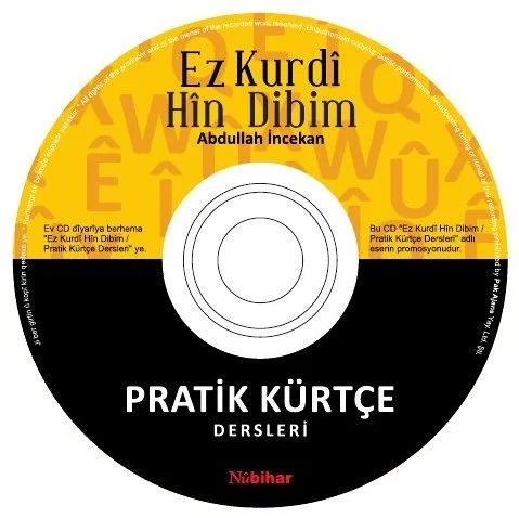 Türkiye?de bir ilk: CD Promosyonlu Kürtçe Dil Kitabı