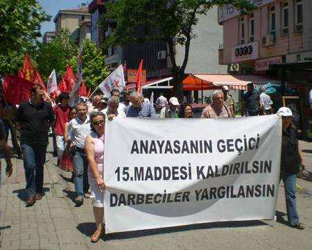 Ankara'da darbeciler yargılansın eylemi