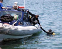 Beykoz'da denizden yine mühimmat çıktı