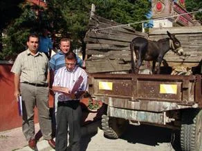Eşyası olmayan adamın eşeğine haciz