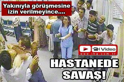 Hastanede büyük olay