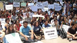 İstanbul'da harç zammı protestosu