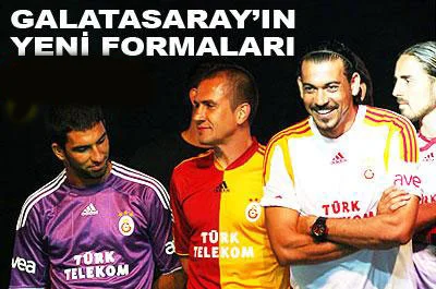 İşte Galatasaray'ın yeni formaları