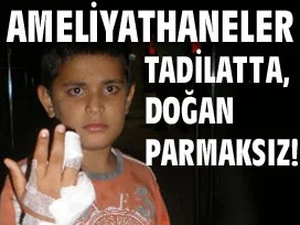 Kopan parmağıyla 5 hastane dolaştı