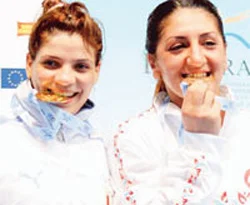 Sakat bacağıyla bronzu kaptı...