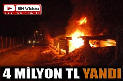 4 milyon TL yandı